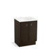 KOHLER K-99500-TK-1WC Jacquard 24" bathroom vanity cabinet with toe kick and 2 doors