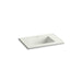 KOHLER K-2779-1 Ceramic/Impressions 31" Vitreous china vanity top with integrated rectangular sink