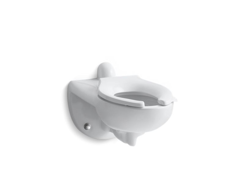 KOHLER K-4323 Kingston Wall-mount rear spud flushometer bowl