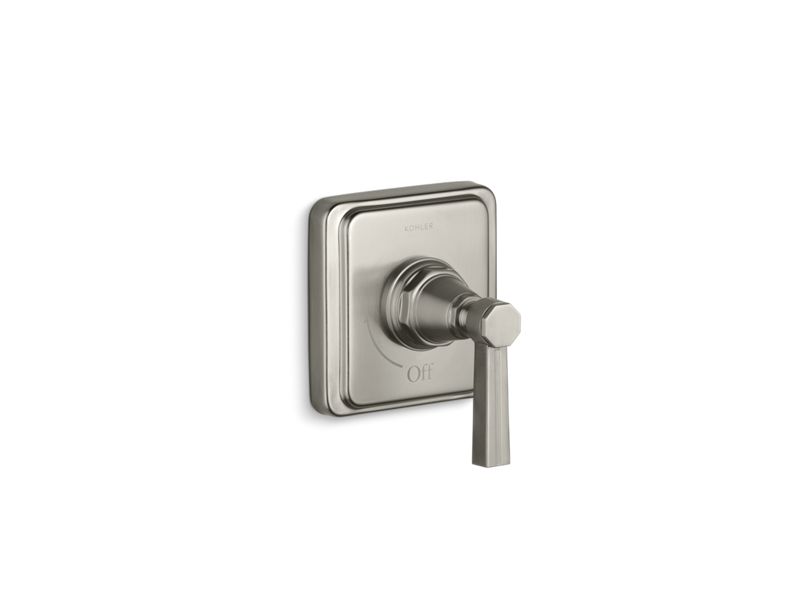 KOHLER K-T13174-4B Pinstripe Valve trim with lever handle for volume control valve, requires valve