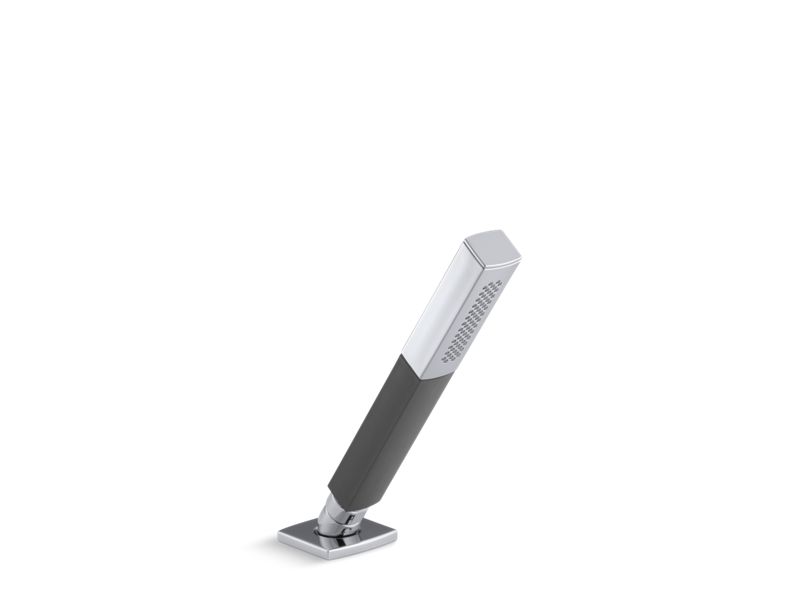 KOHLER 45203-GR-CP Shift Square 2.0 Gpm Multifunction Handshower With Grey Handle in Polished Chrome