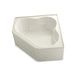 KOHLER K-1160-LA-96 Tercet 60" x 60" alcove whirlpool with integral flange and center drain