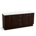 KOHLER K-99512-TK-1WB Jacquard 72" bathroom vanity cabinet with toe kick, 4 doors and 3 drawers