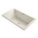 KOHLER K-1174-H2-47 Underscore Rectangle 72" x 42" drop-in whirlpool with heater without jet trim and with center drain