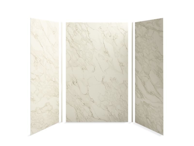 KOHLER 97617-W11 Choreograph 60" X 42" X 96" Shower Wall Kit in CrossCut Biscuit