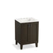 KOHLER K-99526-LG-1WC Poplin 24" bathroom vanity cabinet with legs and 2 doors