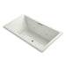 KOHLER K-1174-H2-NY Underscore Rectangle 72" x 42" drop-in whirlpool with heater without jet trim and with center drain