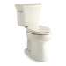 KOHLER 3889-UT-96 Highline Comfort Height Two-Piece Elongated 1.28 Gpf Chair Height Toilet With Tank Cover Locks, Insulated Tank And 10" Rough-In in Biscuit