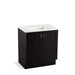 KOHLER K-99528-TK-1WU Poplin 30" bathroom vanity cabinet with toe kick and 2 doors