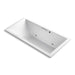 KOHLER K-1835-GCW-0 Underscore Rectangle 72" x 36" drop-in BubbleMassage(TM) Air Bath with Bask(TM) heated surface and center drain