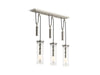 KOHLER 23345-CH03-SNL Damask Three-Light Adjustable Linear in Polished Nickel