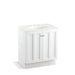 KOHLER K-99515-TK-1WA Damask 30" bathroom vanity cabinet with toe kick and 2 doors