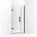 KOHLER 27589-10L-BL Components 33-5/8"–34-3/8" W X 71-1/2" H Frameless Pivot Shower Door With 3/8" Crystal Clear Glass And Back-To-Back Vertical Door Pulls in Matte Black