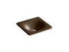 KOHLER K-2827 Iron/Tones 16-3/8" x 15-5/8" x 5-3/4" Drop-in/undermount bathroom sink