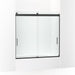 KOHLER K-706001-L Levity Sliding bath door, 59-3/4" H x 54 - 57" W, with 1/4" thick Crystal Clear glass