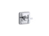 KOHLER T13174-3B-CP Pinstripe Valve Trim With Cross Handle For Volume Control Valve, Requires Valve in Polished Chrome