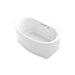KOHLER K-5702-G-0 Underscore Oval 60" x 36" freestanding BubbleMassage(TM) Air Bath