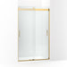 KOHLER K-706375-L Levity Sliding shower door, 78" H x 44-5/8 - 47-5/8" W, with 5/16" thick Crystal Clear glass