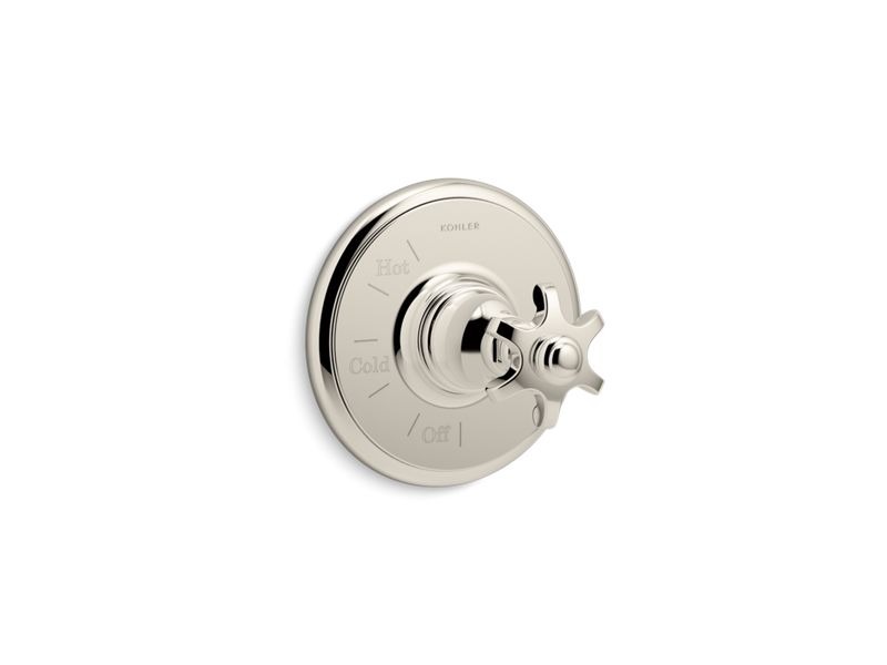 KOHLER K-TS72767-3M Artifacts Rite-Temp valve trim with prong handle
