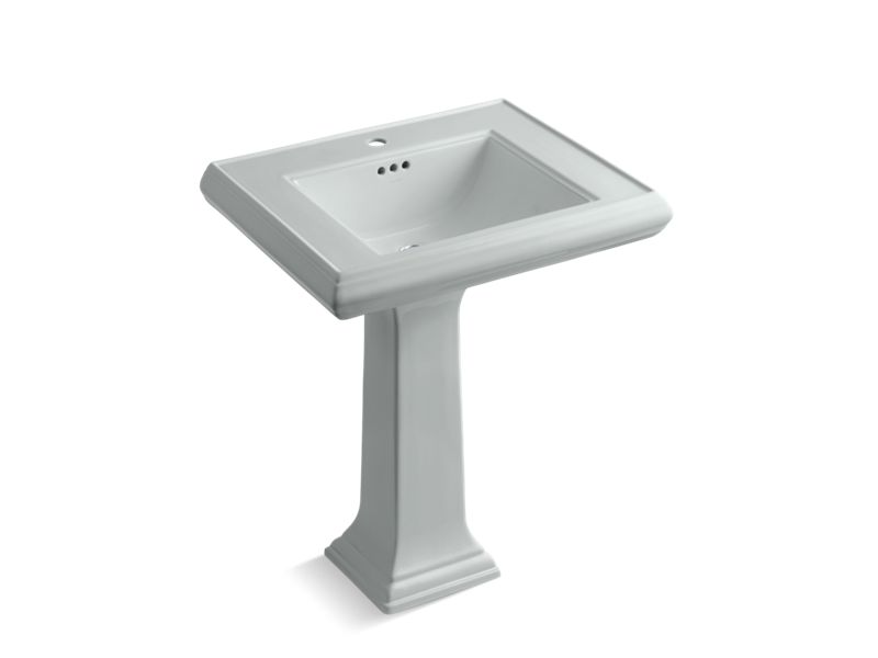 KOHLER 2258-1 Memoirs Classic 27" pedestal bathroom sink with single faucet hole