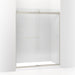 KOHLER K-706167-L Levity Sliding shower door, 74" H x 56-5/8 - 59-5/8" W, with 5/16" thick Crystal Clear glass