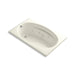 KOHLER K-1139-H-96 6036 60" x 36" drop-in whirlpool with heater
