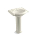 KOHLER 2286-1 Devonshire 24" pedestal bathroom sink with single faucet hole