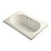 KOHLER K-1170-H2-96 Memoirs 66" x 42" drop-in whirlpool with reversible drain and heater without jet trim