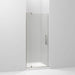 KOHLER K-707501-D3 Revel Pivot shower door, 70" H x 27-5/16 - 31-1/8" W, with 5/16" thick Frosted glass