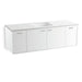 KOHLER K-99546-SD-1WA Jute 60" wall-hung bathroom vanity cabinet with 2 doors and 2 drawers, split top drawer