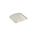 KOHLER K-5848 Napa 18-3/4" x 18-11/16" x 9-5/8" Undermount bar sink with no faucet holes