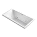 KOHLER K-1835-GCR-0 Underscore Rectangle 72" x 36" drop-in BubbleMassage(TM) Air Bath with chromatherapy and center drain