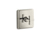 KOHLER K-T13173-3B Pinstripe Valve trim with cross handle for thermostatic valve, requires valve