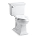 KOHLER K-3817 Memoirs Stately ComForteeight Two-piece elongated 1.28 gpf chair height toilet