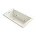 KOHLER K-1173-VBC-96 Underscore Rectangle 66" x 36" drop-in VibrAcoustic bath with end drain and chromatherapy