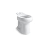 KOHLER K-4347 Cimarron ComForteeight Round-front chair height toilet bowl with exposed trapway