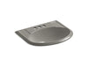 KOHLER K-2279-4-K4 Devonshire Drop-in bathroom sink with 4" centerset faucet holes