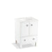 KOHLER K-99501-LG-1WA Jacquard 24" bathroom vanity cabinet with furniture legs, 2 doors and 1 drawer