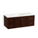 KOHLER K-99522-1WG Damask 48" wall-hung bathroom vanity cabinet with 2 doors and 4 drawers