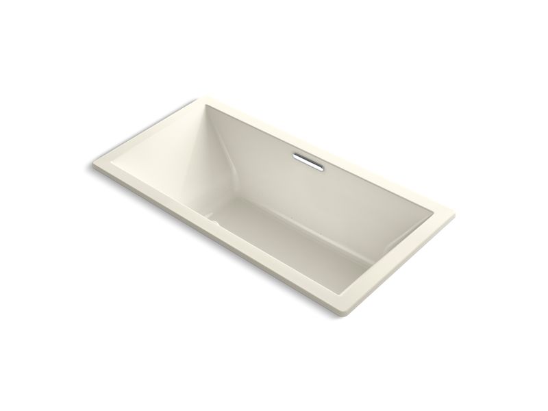 KOHLER K-1835-G-96 Underscore Rectangle 72" x 36" drop-in BubbleMassage(TM) Air Bath with center drain