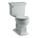 KOHLER 3933-U Memoirs Stately Two-piece round-front 1.28 gpf chair height toilet with insulated tank