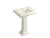 KOHLER 2238-1 Memoirs Classic 24" pedestal bathroom sink with single faucet hole
