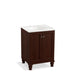KOHLER K-99513-LG-1WG Damask 24" bathroom vanity cabinet with furniture legs and 2 doors