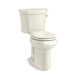 KOHLER 5481-UR-96 Highline Comfort Height Two-Piece Round-Front 1.28 Gpf Chair Height Toilet With Right-Hand Trip Lever And Insulated Tank in Biscuit