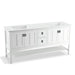 KOHLER K-99560-1WA Marabou 72" bathroom vanity cabinet with 4 doors and 2 drawers