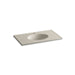 KOHLER K-2798-1 Ceramic/Impressions 37" Vitreous china vanity top with integrated oval sink