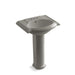 KOHLER 2286-4 Devonshire 24" pedestal bathroom sink with 4" centerset faucet holes