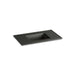 KOHLER K-2781-1 Ceramic/Impressions 37" rectangular vanity-top bathroom sink with single faucet hole