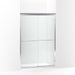 KOHLER K-702208-6L Fluence 44-5/8 - 47-5/8" W x 70-9/32" H sliding shower door with 1/4" thick Crystal Clear glass