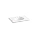 KOHLER K-2796-8 Ceramic/Impressions 31" Vitreous china vanity top with integrated oval sink